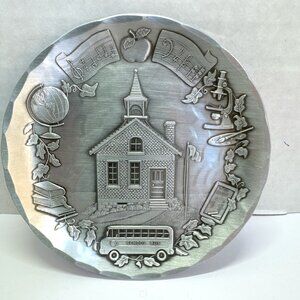 Wendell August Forge Back to School 4.5" Coaster Teacher Gift Aluminum